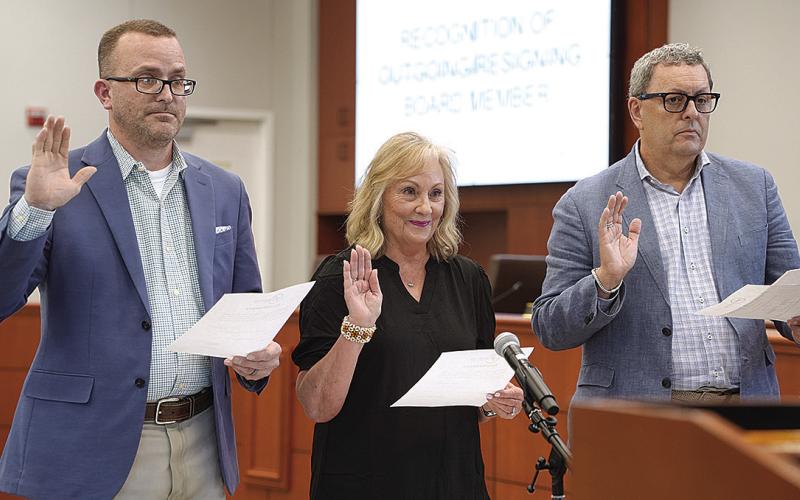 Becky Dobbs Honored for 20 Years of Service: Kathy Green Appointed to FISD Board