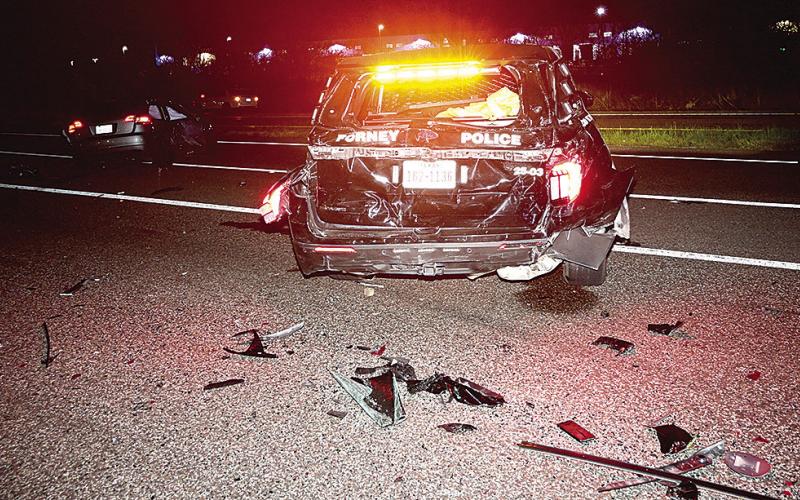 Crash Involving Two Police Vehicles