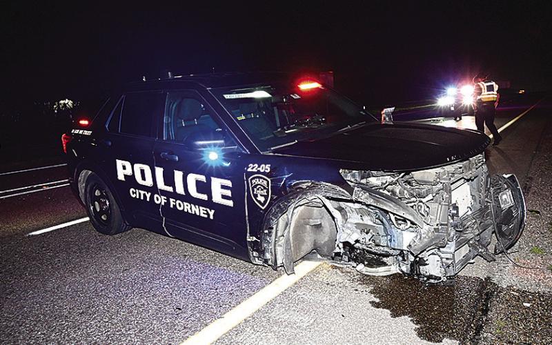 Crash Involving Two Police Vehicles