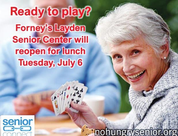 Great News - The Forney Senior Center Is Reopening