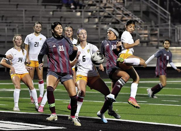 Lady Rabbits Soccer Thump Rowlett 5 to 0