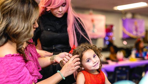 Crandall High School Cosmetology Students Host Enchanting Third Annual Princess Party