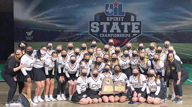 Crandall Pirates Cheer Team Back-to-Back State Champions!