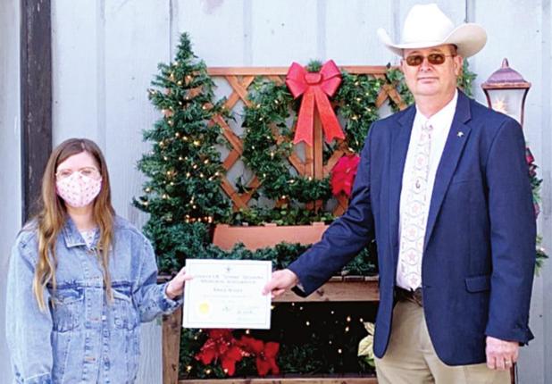 Texas Association of Sheriffs Awards Scholarship to Local Student