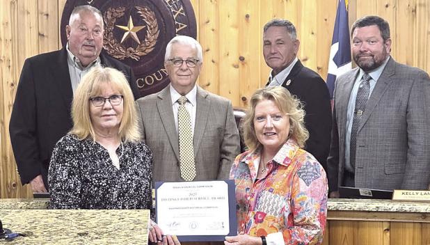 Kaufman County Historical Commission Receives 2025 Distinguished Service Award from the Texas Historical Commission
