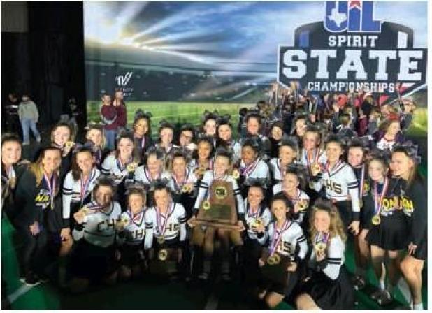 Crandall Pirates Cheer are UIL State Champions!
