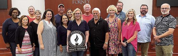 Billie Kasper Named Legacy Member of the Forney Education Foundation