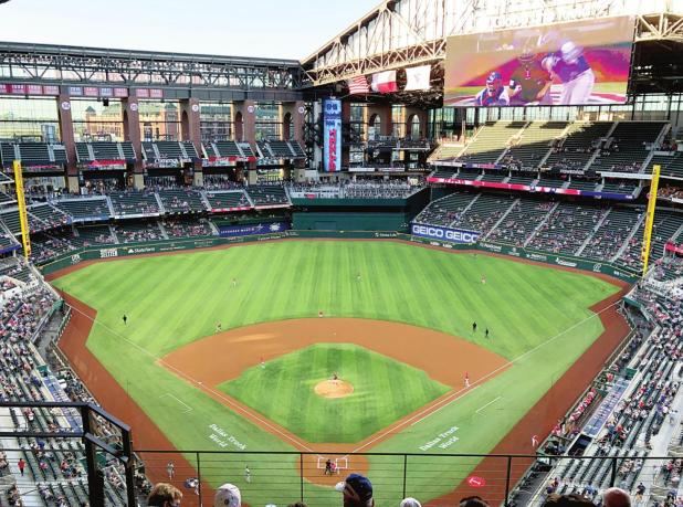 A View of Texas Rangers Baseball/Globe Life Field