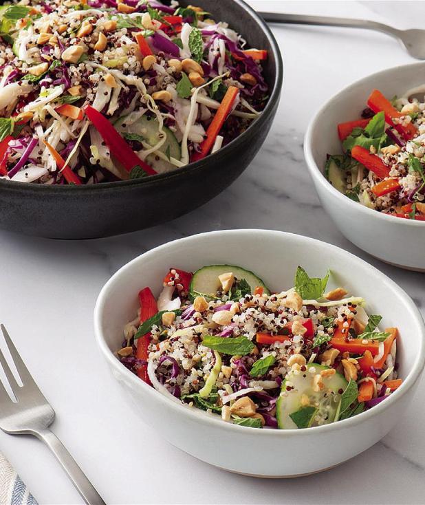 Crunchy Thai Peanut and Quinoa Salad