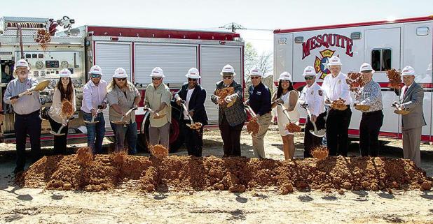 Mesquite Breaks Ground on Fire Station 8 in Trinity Pointe