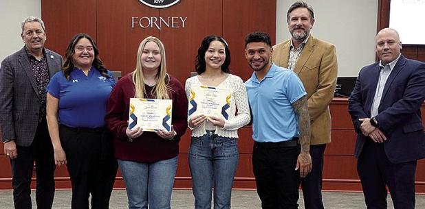 School Board Recognizes NFHS Academic All-State Volleyball Players 