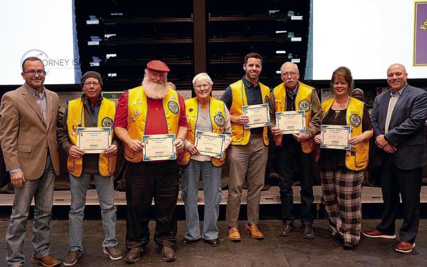 Forney Lions Club Receives Forney Family Award From FISD Board of Trustees