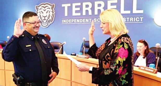 Terrell ISD Swears in New Chief of Police