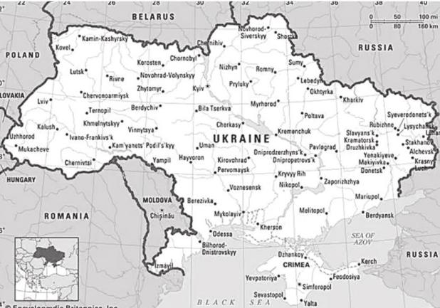 UKRAINE—Land vital to U. S. Security/Prosperity? Where and What is it?