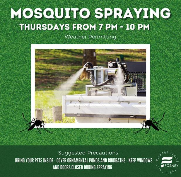 City of Forney Announces Mosquito Fogging Campaign