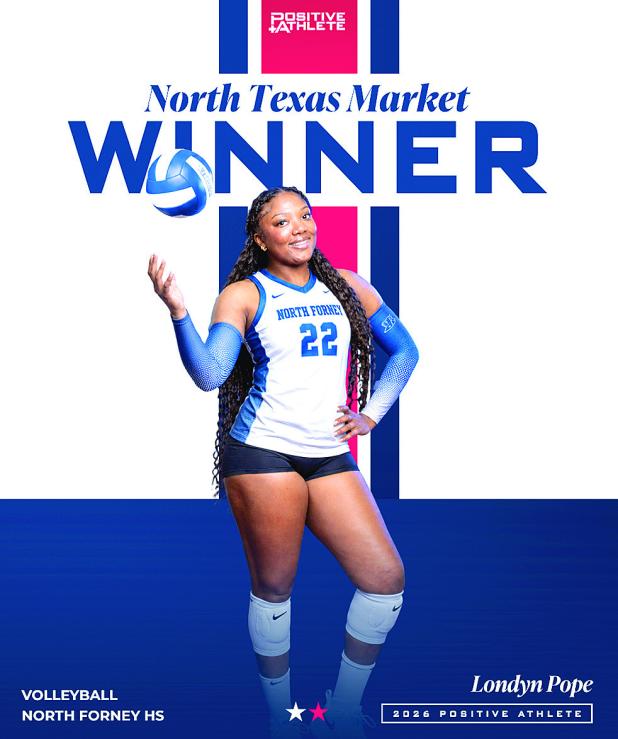 Forney ISD Student Named 2025-26 Positive Athlete of the Year