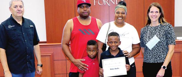 Blake Banks Named Forney ISD Elementary Student of the Month for October