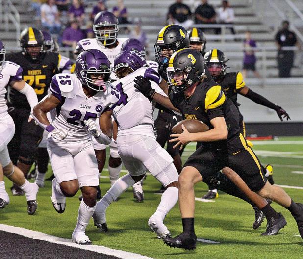 SEND ’EM PACKING: Forney Lays Out Lufkin 41-21