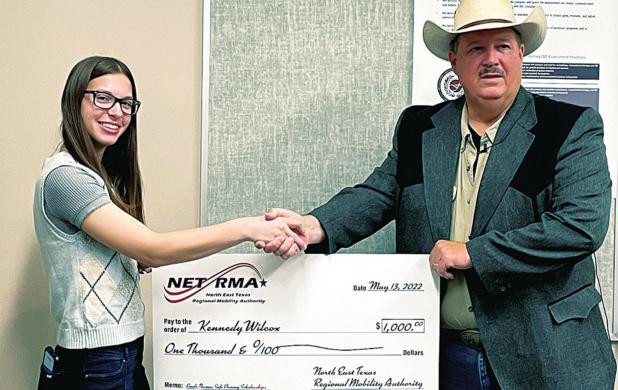 Forney High School Senior Kennedy Wilcox Presented with Linda Thomas Safe Driving Scholarship