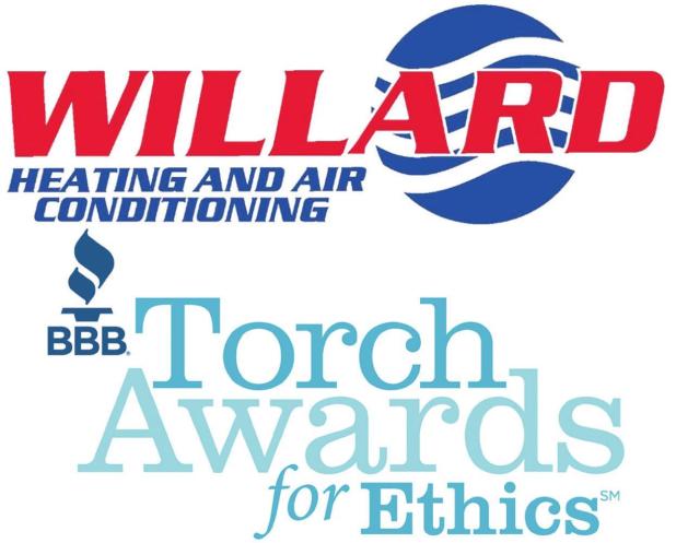 Willard Heating & Air Conditioning Named Finalist in BBB Torch Awards for Ethics