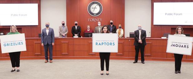 Forney ISD Board of Trustees Approve Mascots for Three New Schools