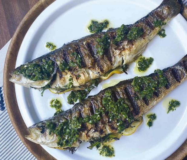 Fresh Fish Hot OK the Grates