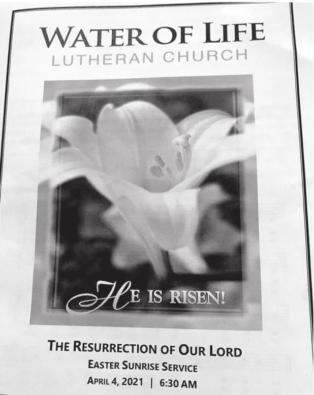 EASTER SUNRISE SERVICE
