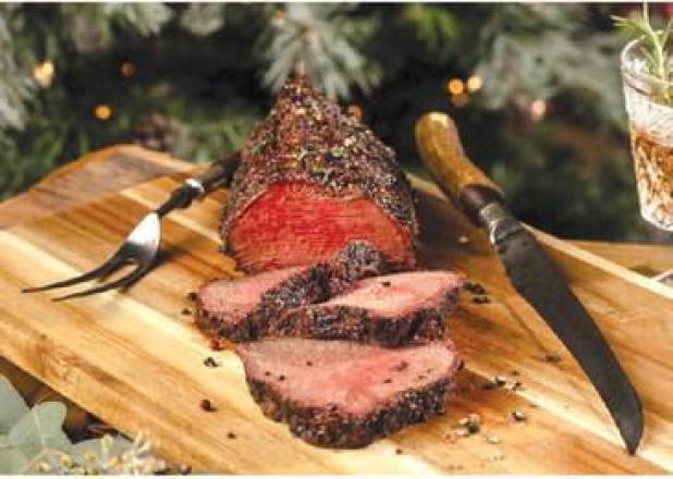 Top Sirloin Roast with Herb Garlic Peppercorn Crust
