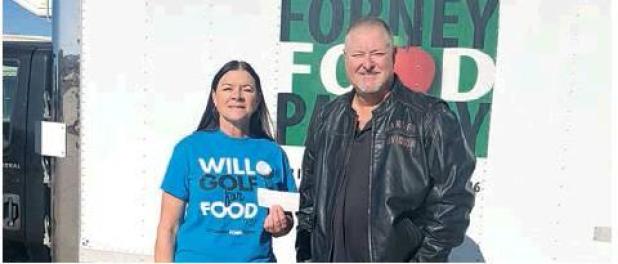 Forney Bass Club Donates to the Forney Food Pantry