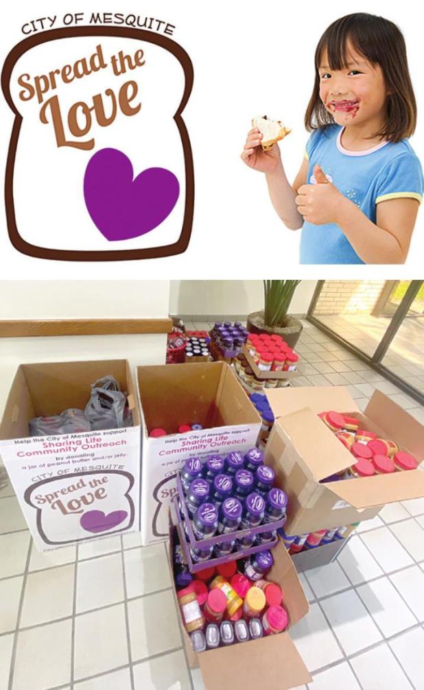 Mesquite Launches Annual Spread the Love Food Drive