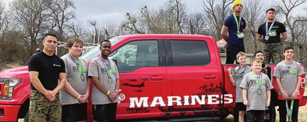 Kaufman County East Young Marines Participate in BONEFROG CHALLENGE