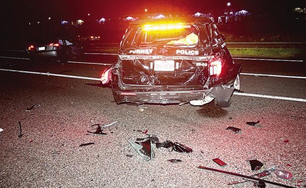 Crash Involving Two Police Vehicles