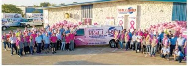 Willard Heating and AC Joins the Fight Against Breast Cancer