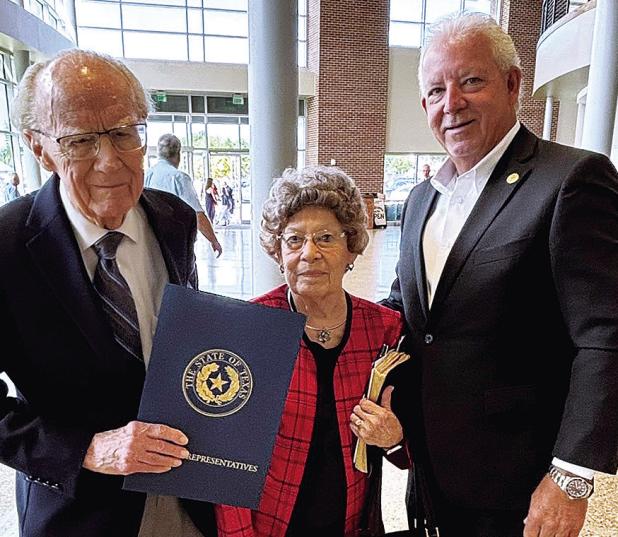 Representative Keith Bell Honors Brother Jerry Griffin with State of Texas Resolution