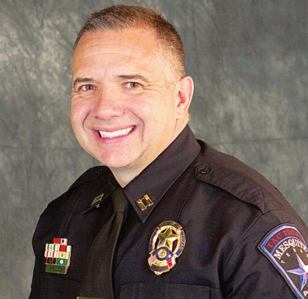 Mesquite Police Department Promotes Stephen Biggs to Rank of Captain