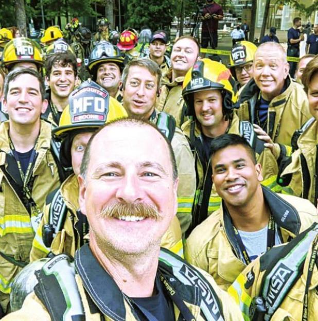 Mesquite Fire Fighters Participate in Dallas 9/11 Memorial Stair Climb