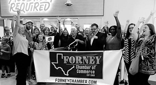 Forney Chamber Ribbon Cutting
