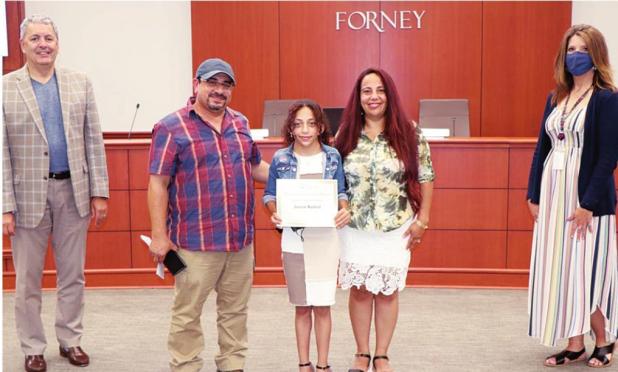 Jessica Nashed Named Forney ISD Secondary Student of the Month
