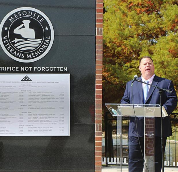 Mesquite Dedicates New Mesquite Veterans Memorial