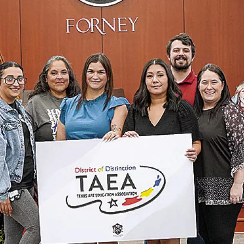 Forney ISD Wins 2025 TAEA District of Distinction Award