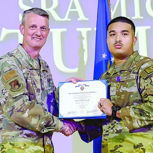 North Forney Graduate and Purple Heart Recipient Reflects on Service, Recovery and Resilience