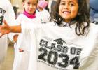 CISD Class of 2034 Thanks the District’s Education Foundation for Their Shirts